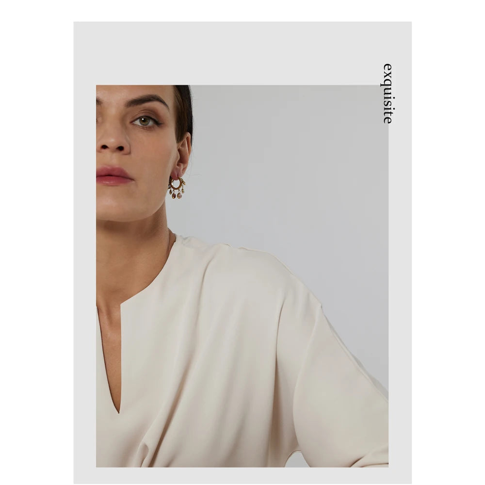 Aurora Charm Gold Hoop Earrings
