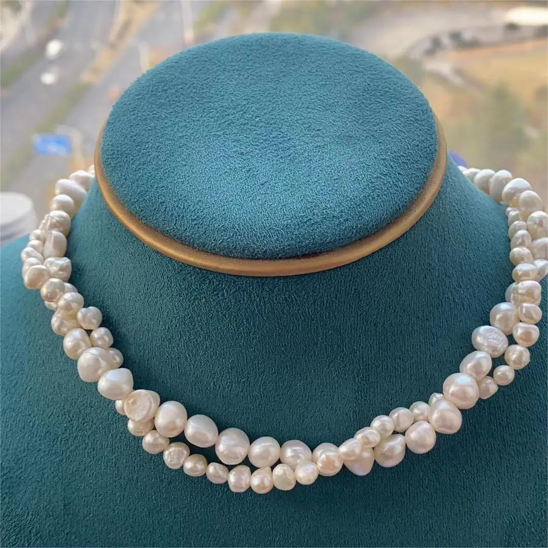 Celeste Layered Pearl Necklace