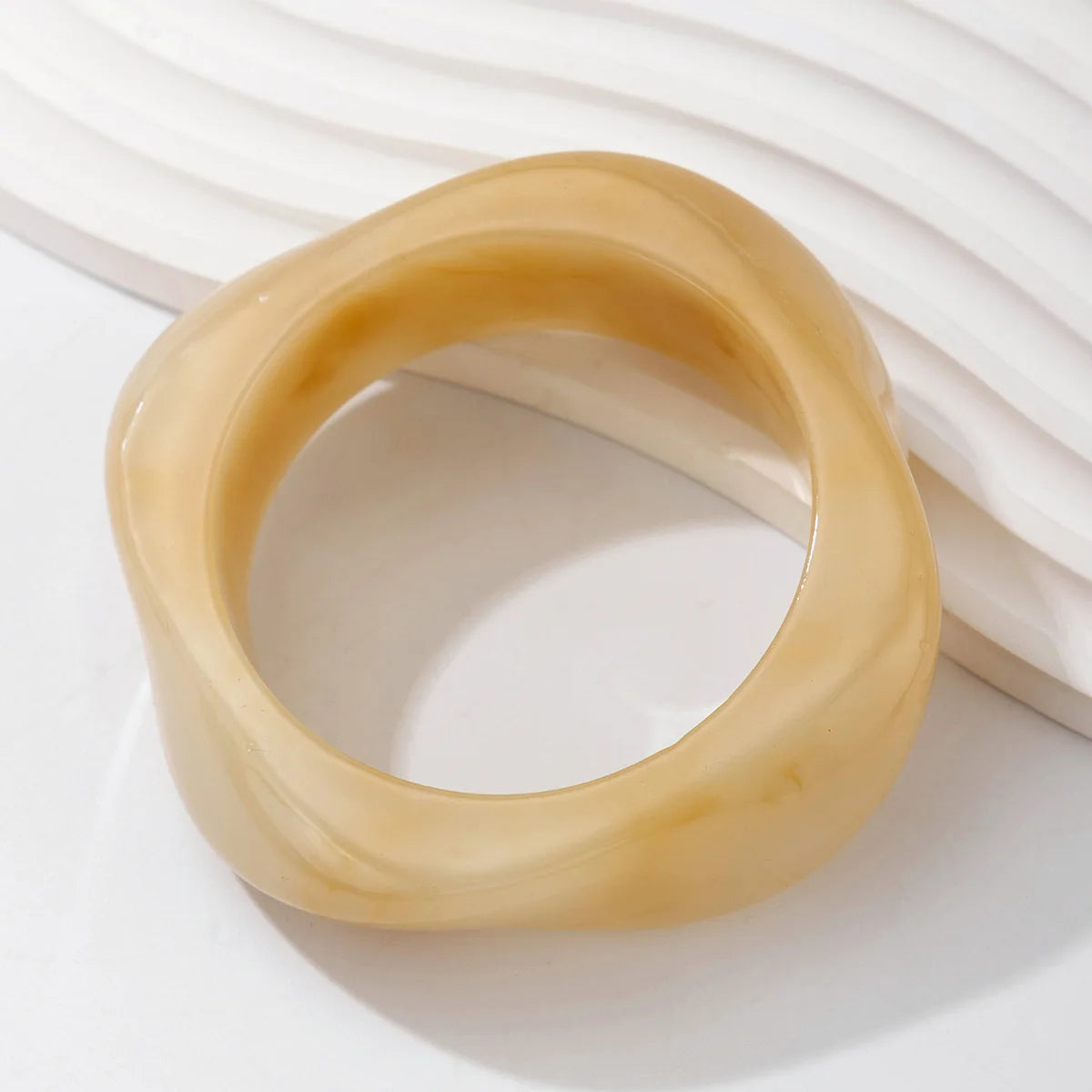 Vintage Resin Cuff Bangle Set