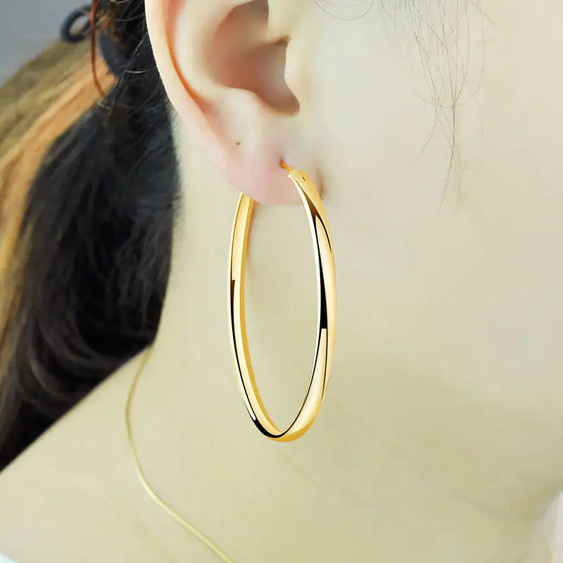 Somi Lia Sterling Silver Hoops (925)