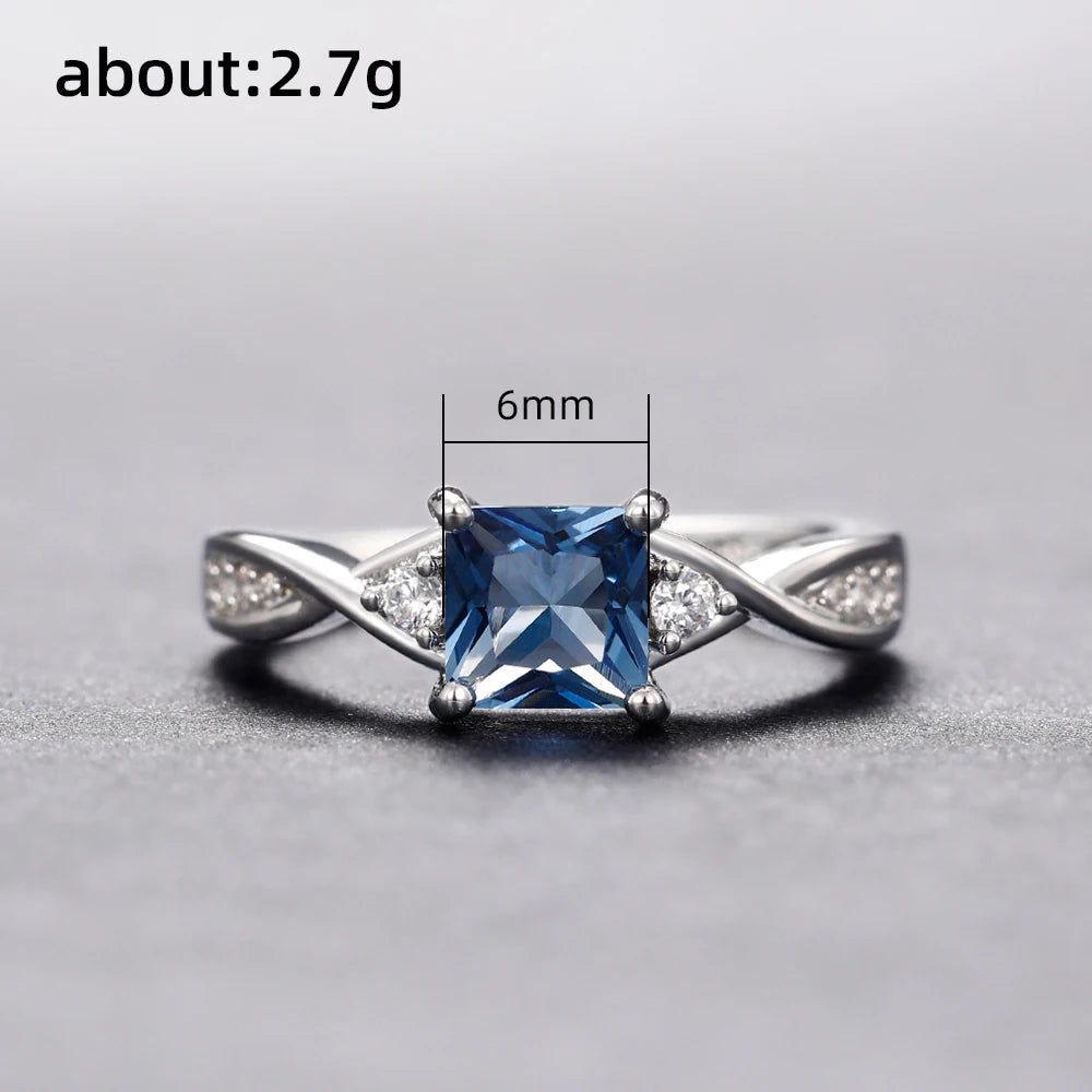 Celeste Blue Elegance Ring