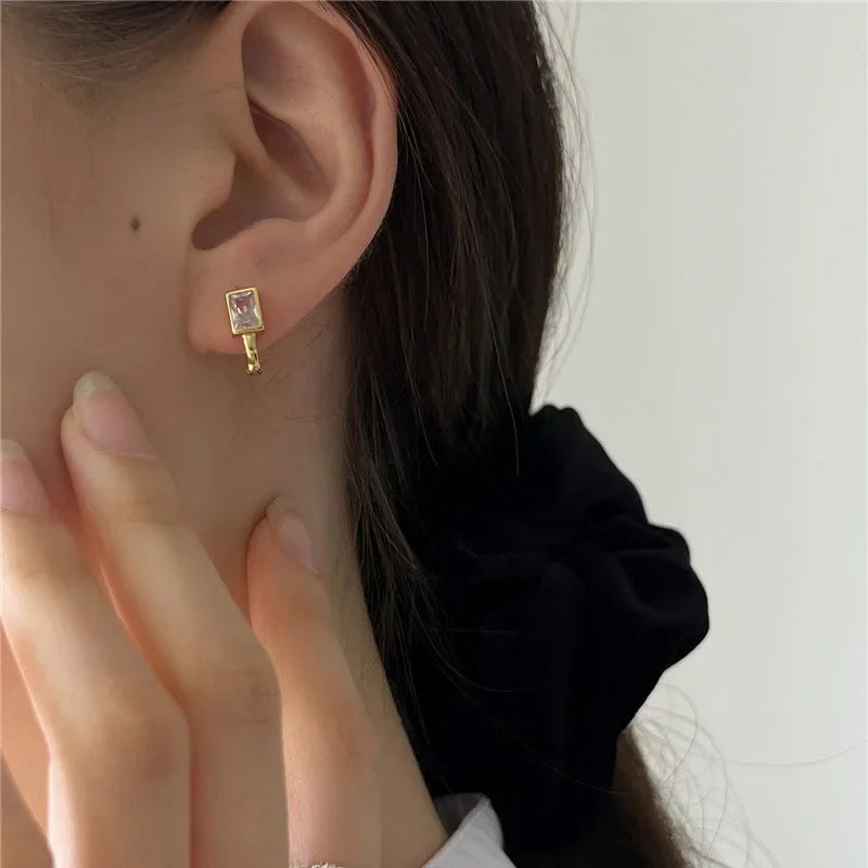 Aurora Gold Geometric Earrings