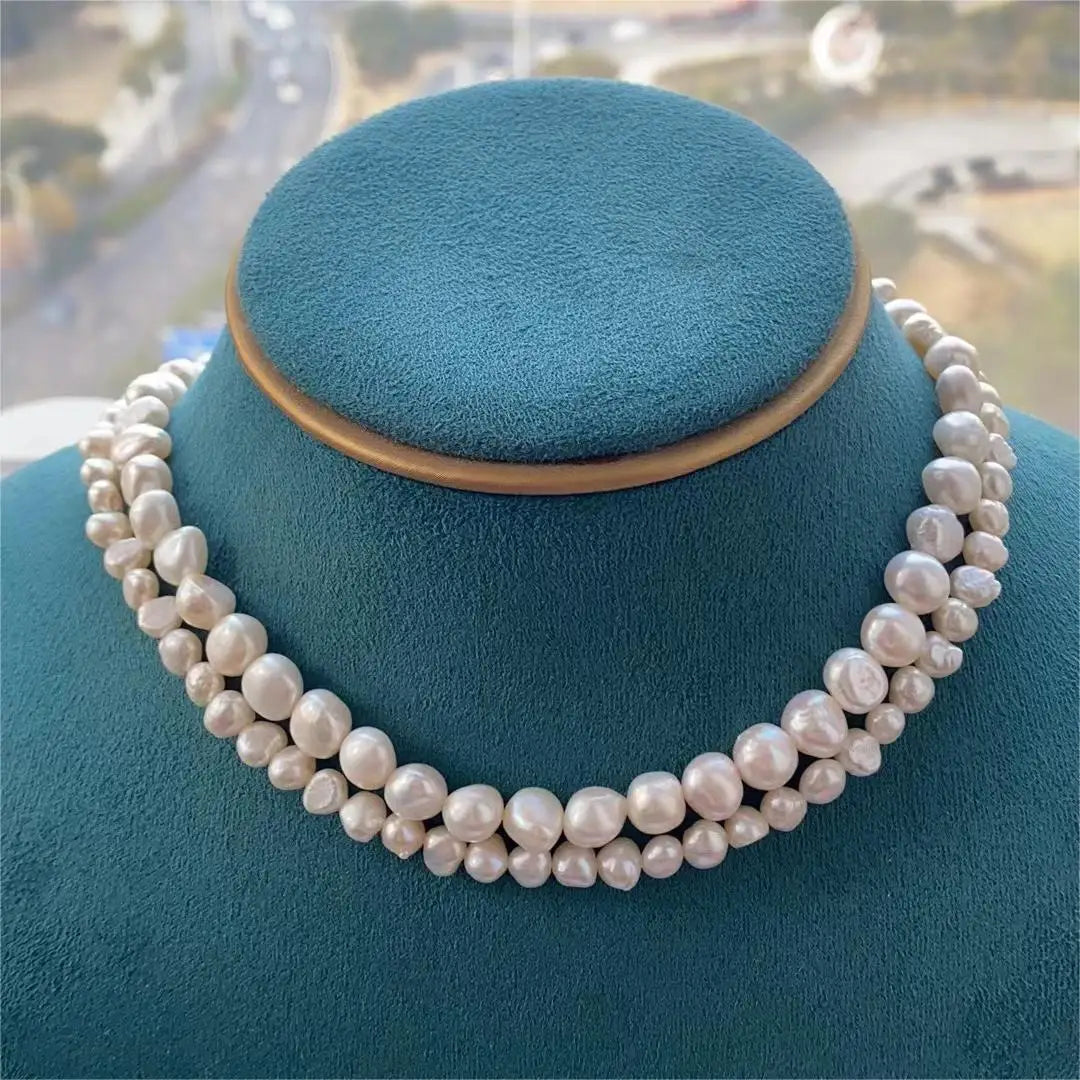 Celeste Layered Pearl Necklace