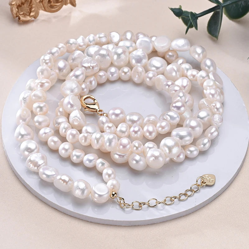 Celeste Layered Pearl Necklace