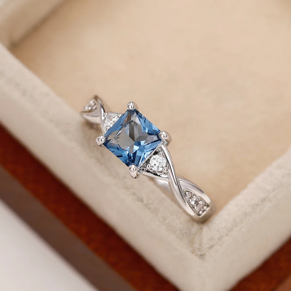 Celeste Blue Elegance Ring
