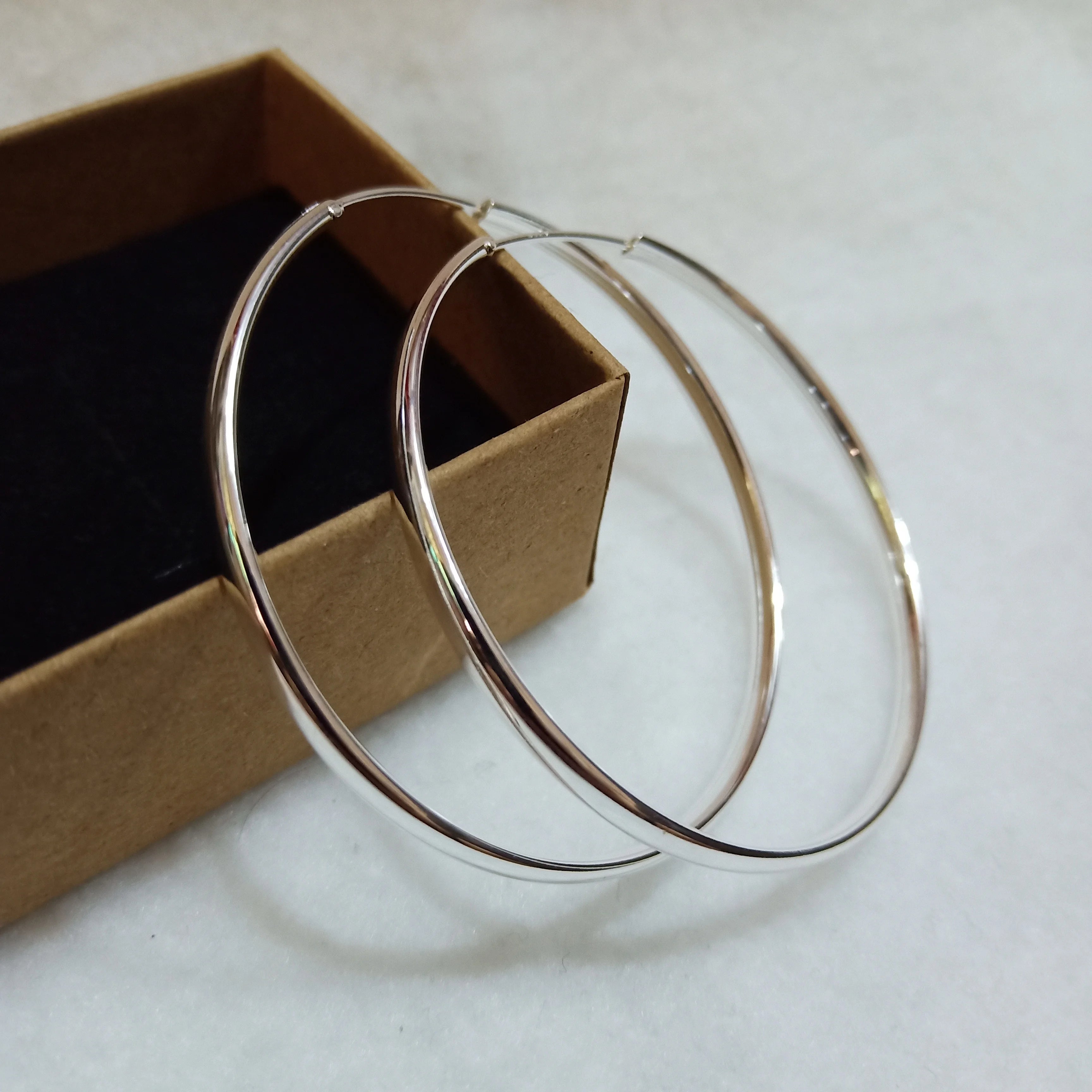 Somi Lia Sterling Silver Hoops (925)