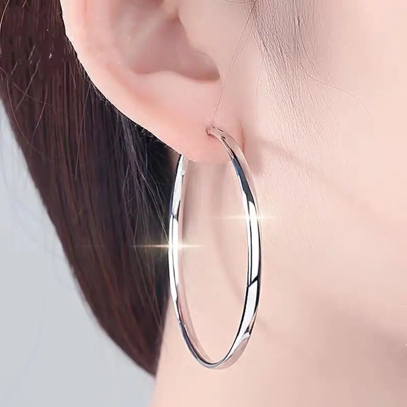 Somi Lia Sterling Silver Hoops (925)