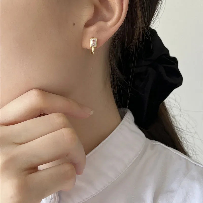Aurora Gold Geometric Earrings