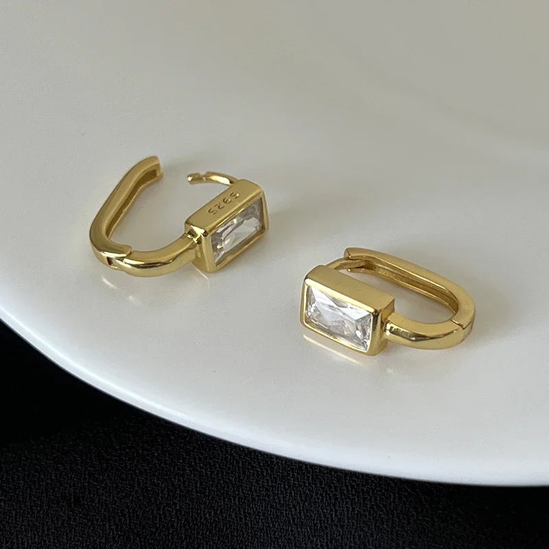 Aurora Gold Geometric Earrings