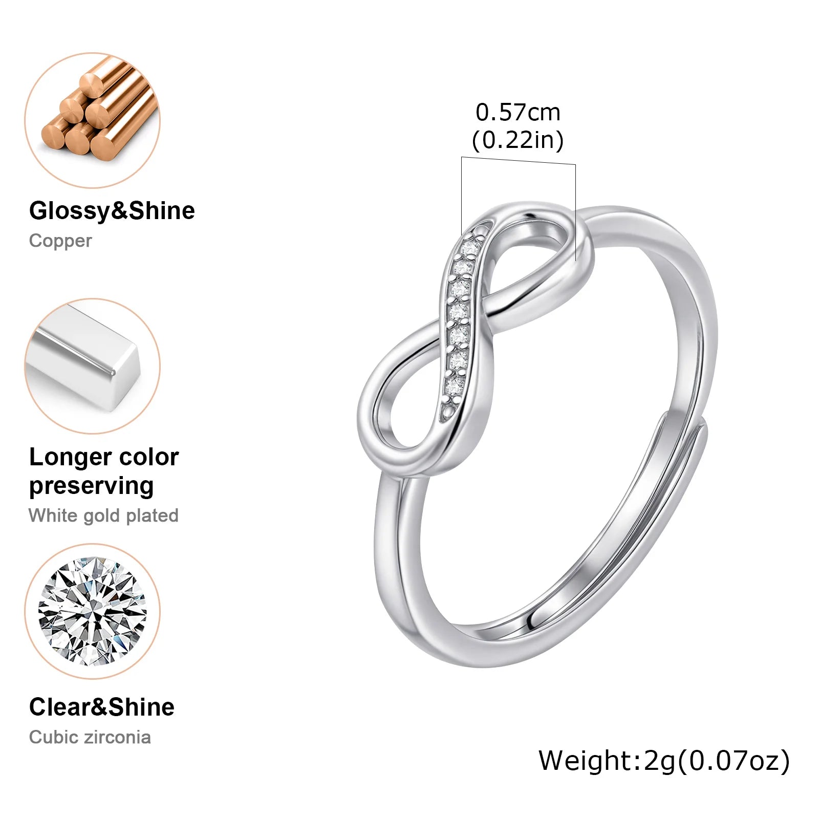 Eternal Grace Infinity Ring