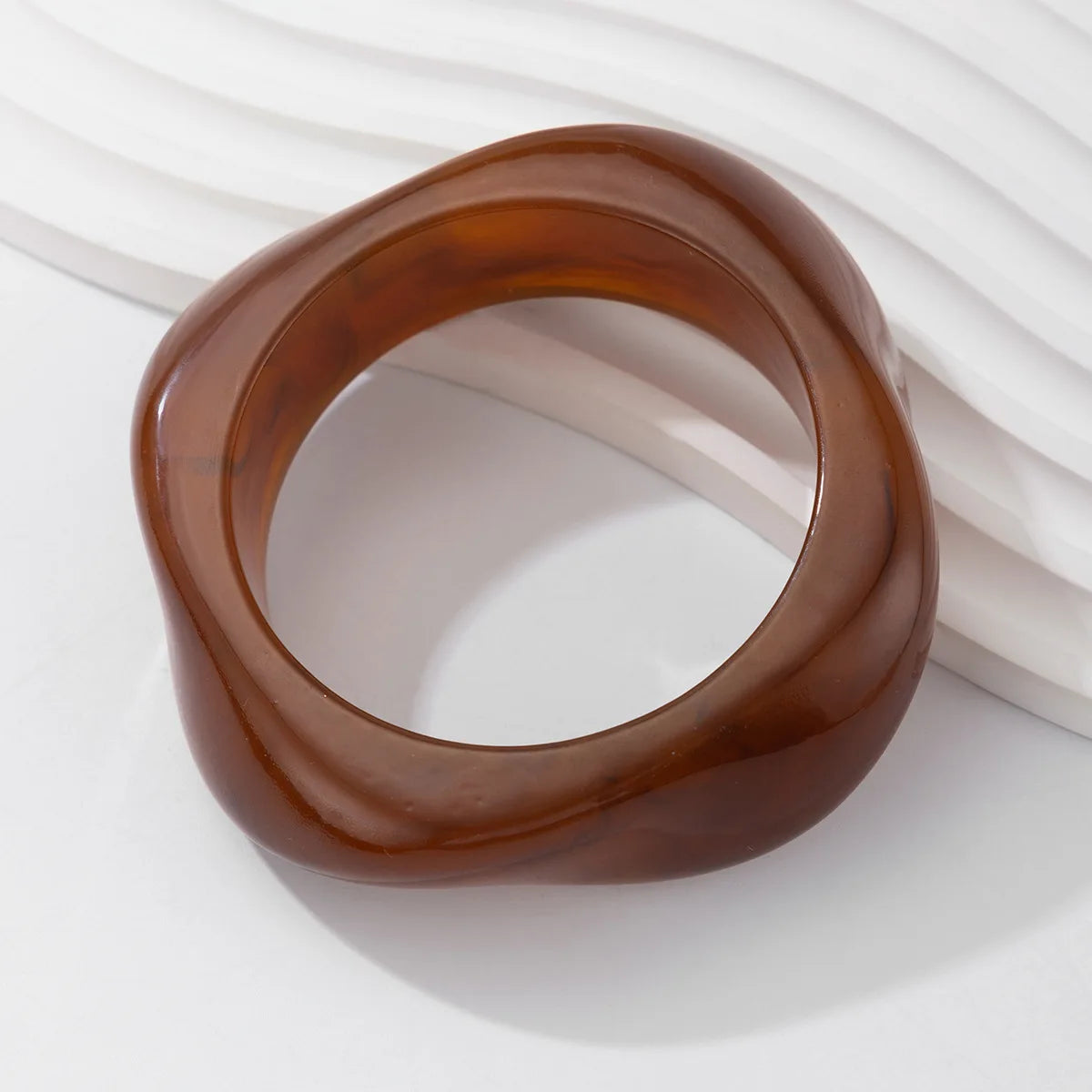 Vintage Resin Cuff Bangle Set