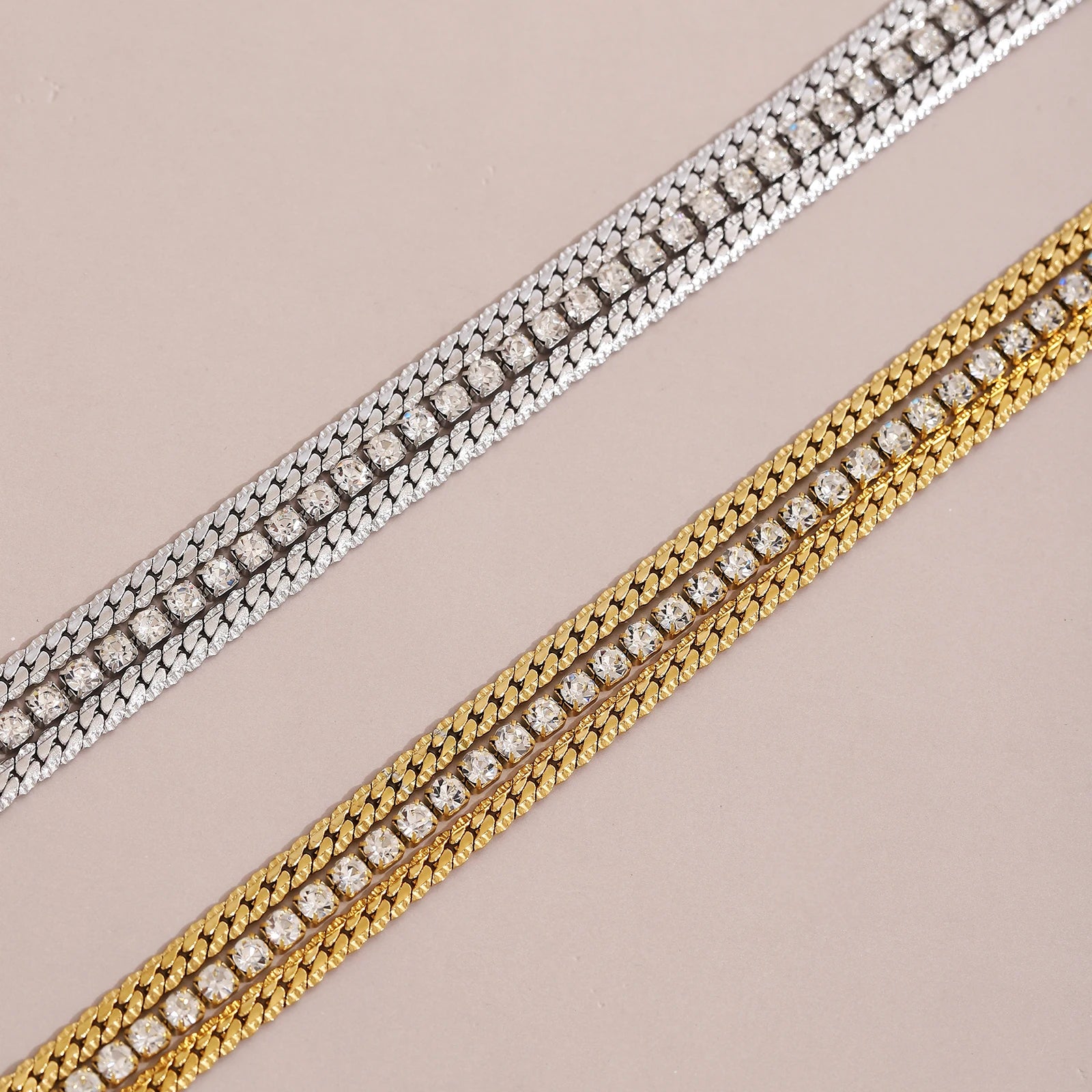 The Solara Luxe Tri-Layer Bracelet