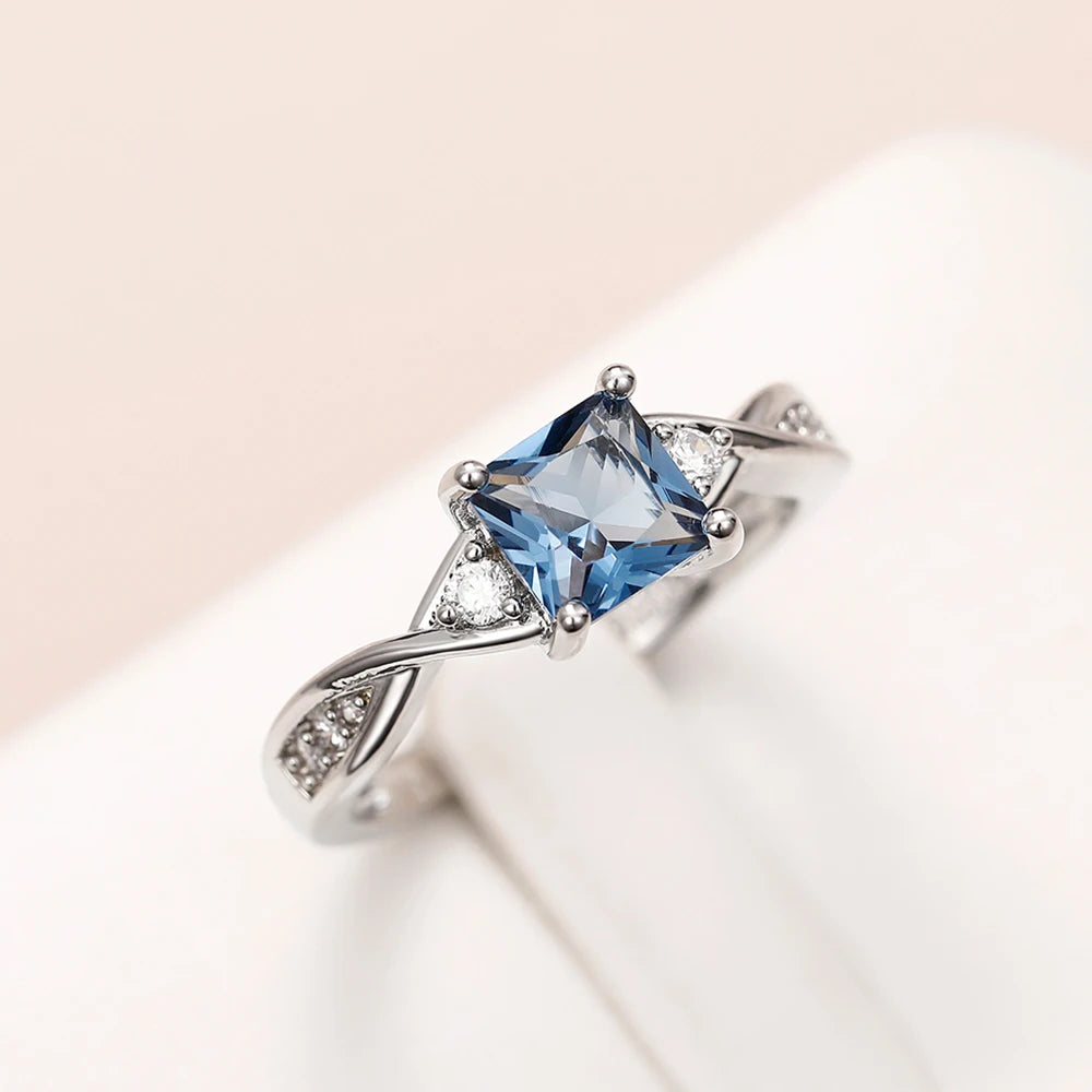 Celeste Blue Elegance Ring