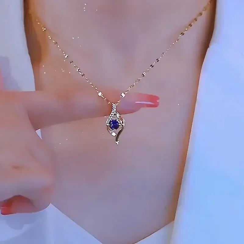 Aurora Blue Necklace