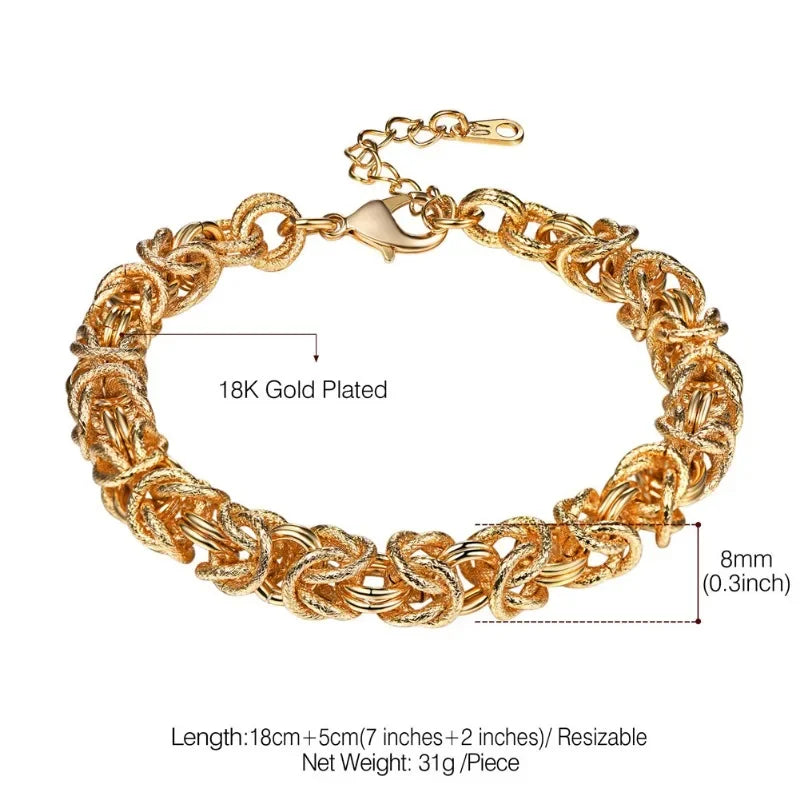 The Orion Byzantine Chain Bracelet