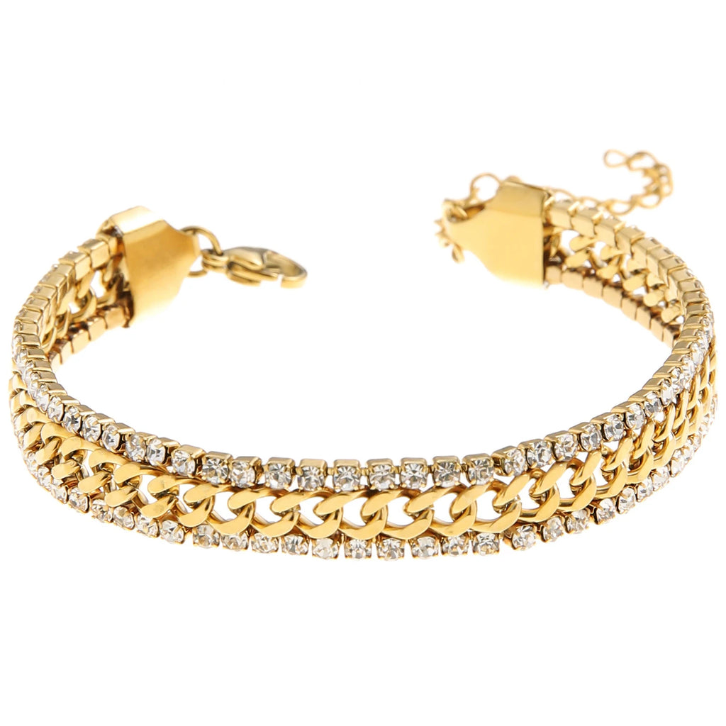 Golden Mirage Chain Bracelet