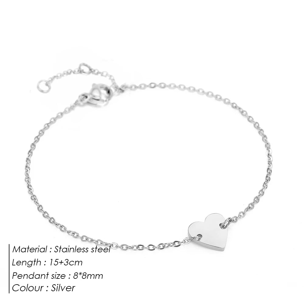 The Amora Heart Charm Bracelet