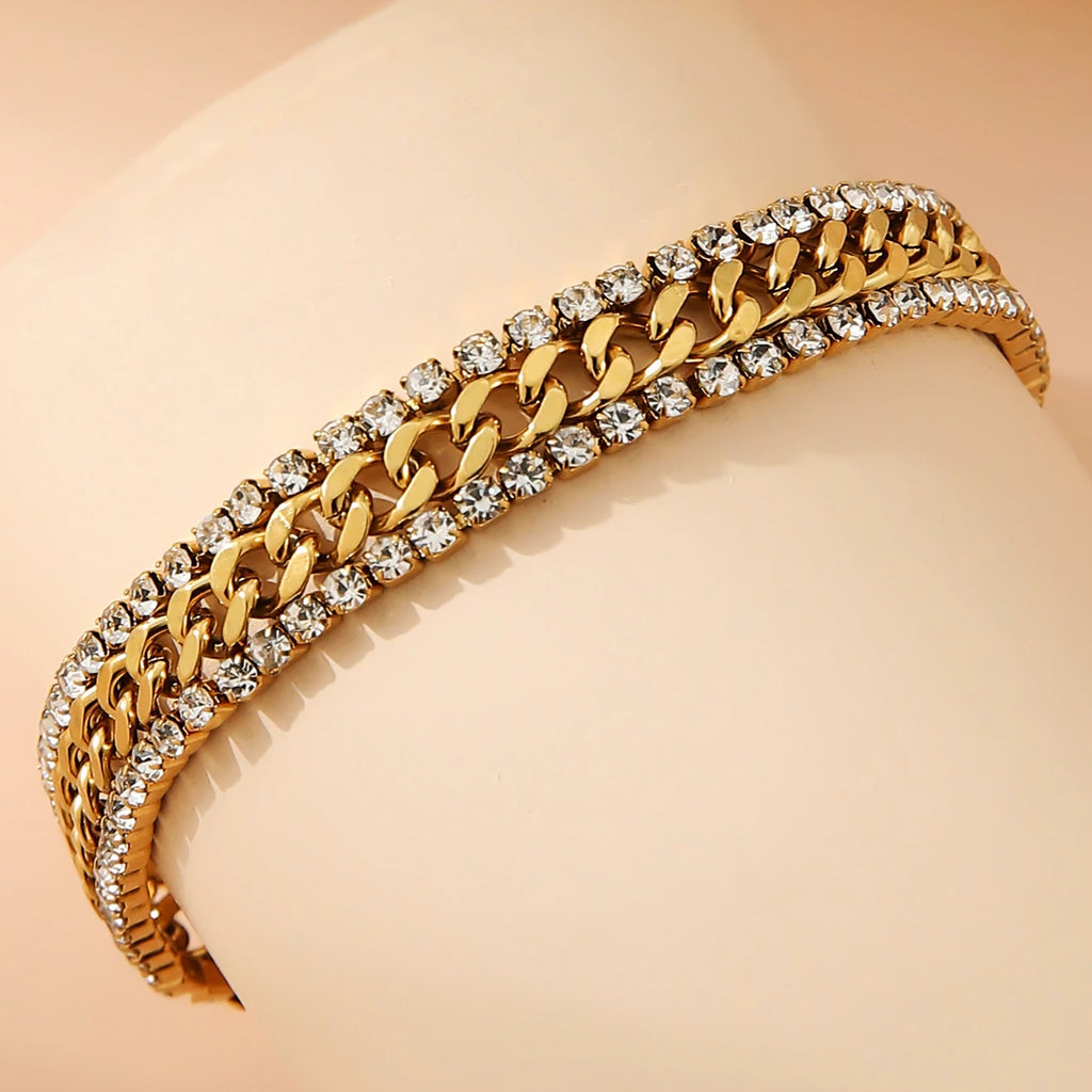 Golden Mirage Chain Bracelet