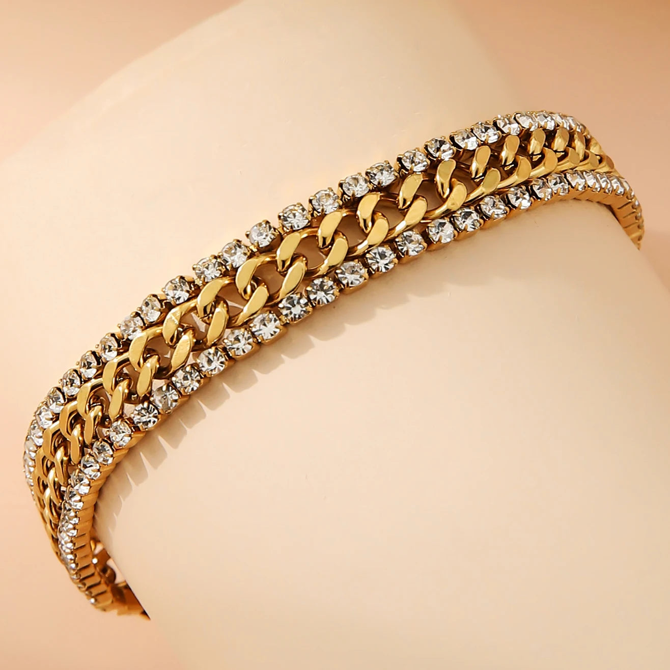 Golden Mirage Chain Bracelet