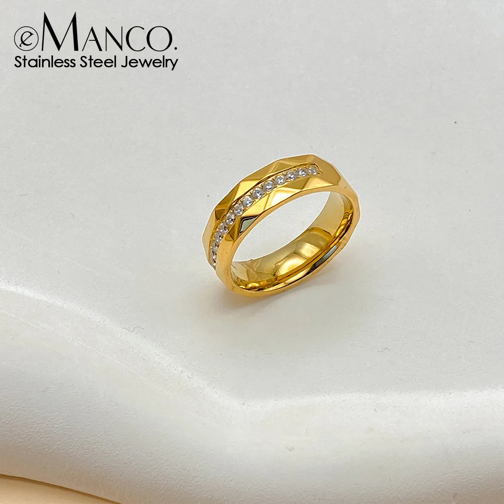 Aurora 14K Gold-Plated Steel Band