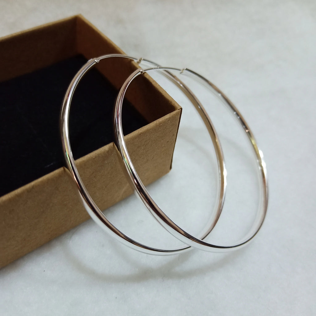 Somi Lia Sterling Silver Hoops (925)