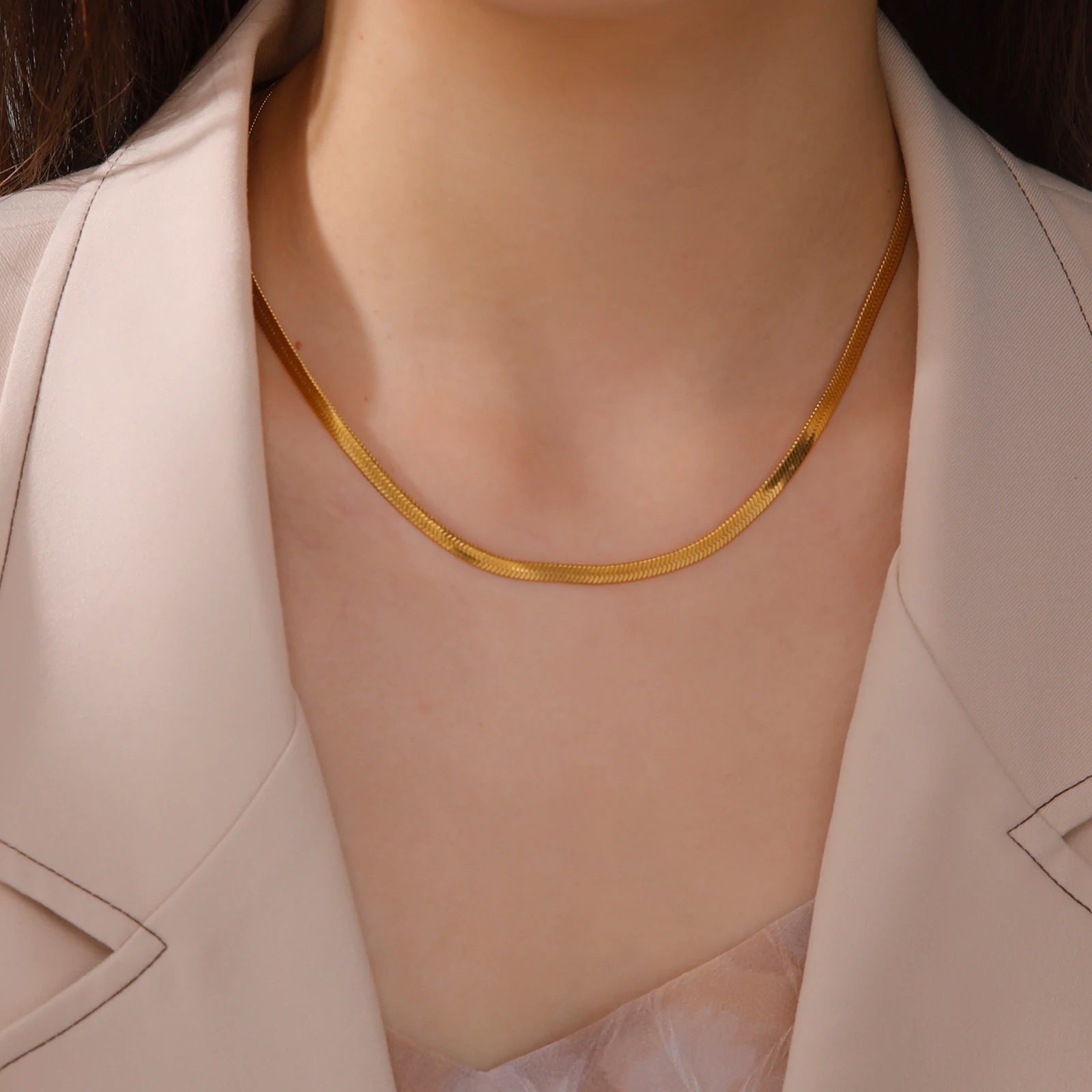 Golden Aura Chain Necklace