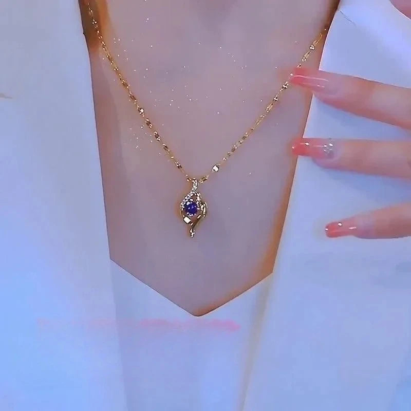 Aurora Blue Necklace