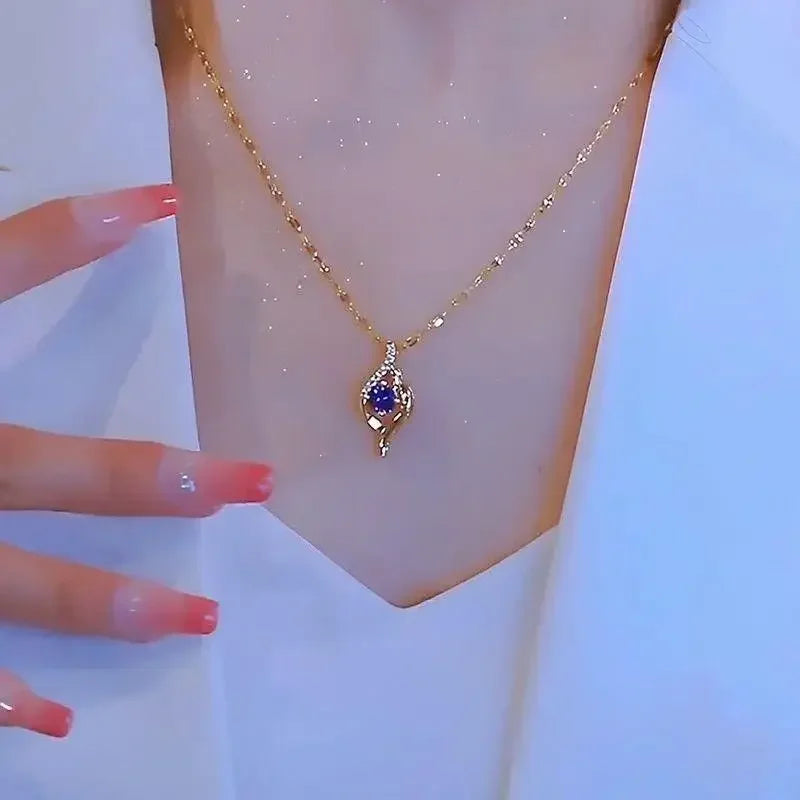 Aurora Blue Necklace