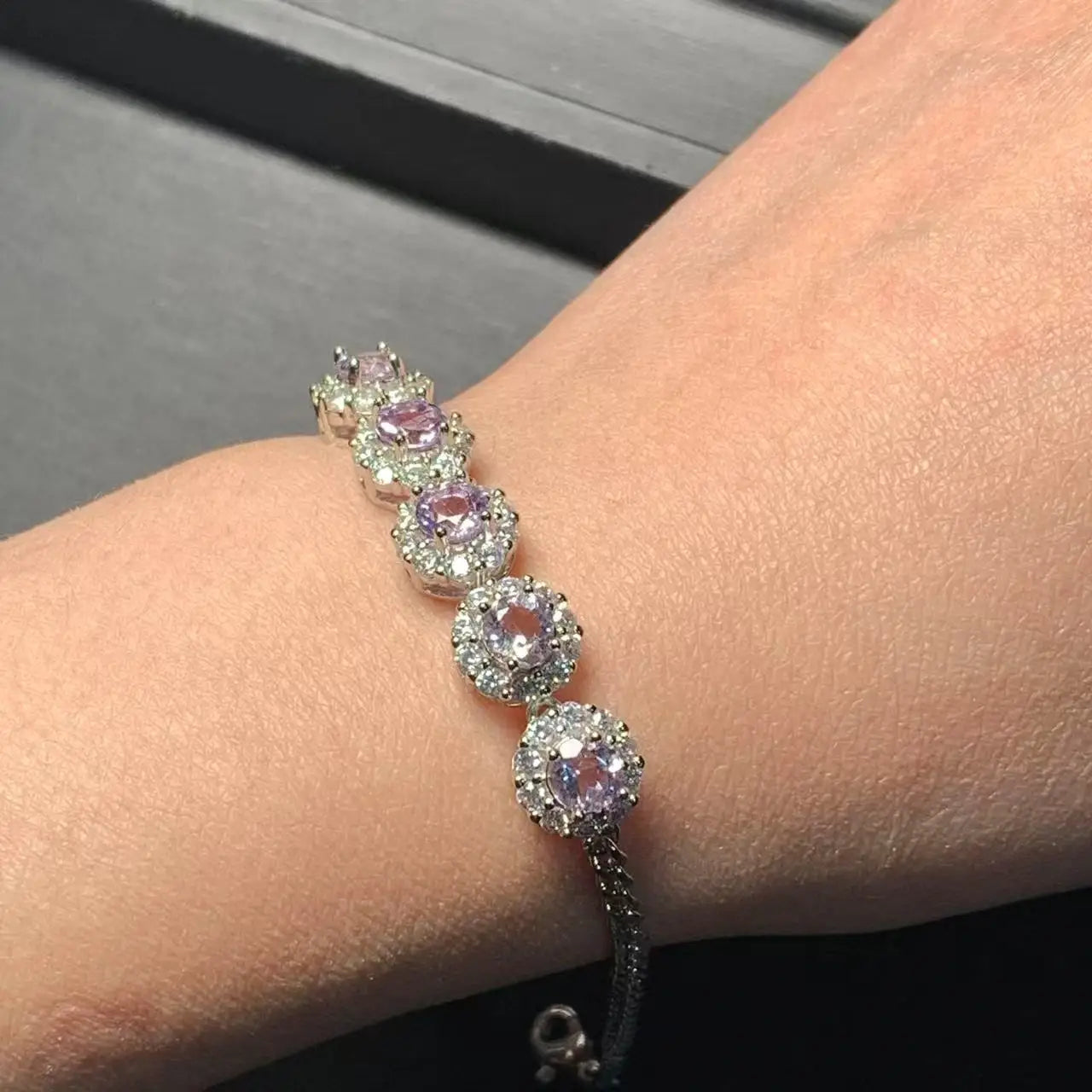 Amethyst Dawn Radiant Bracelet