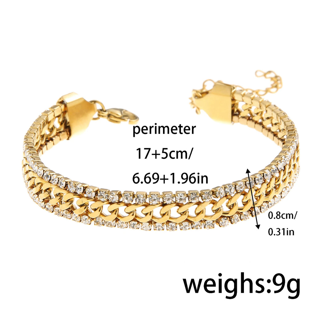 Golden Mirage Chain Bracelet