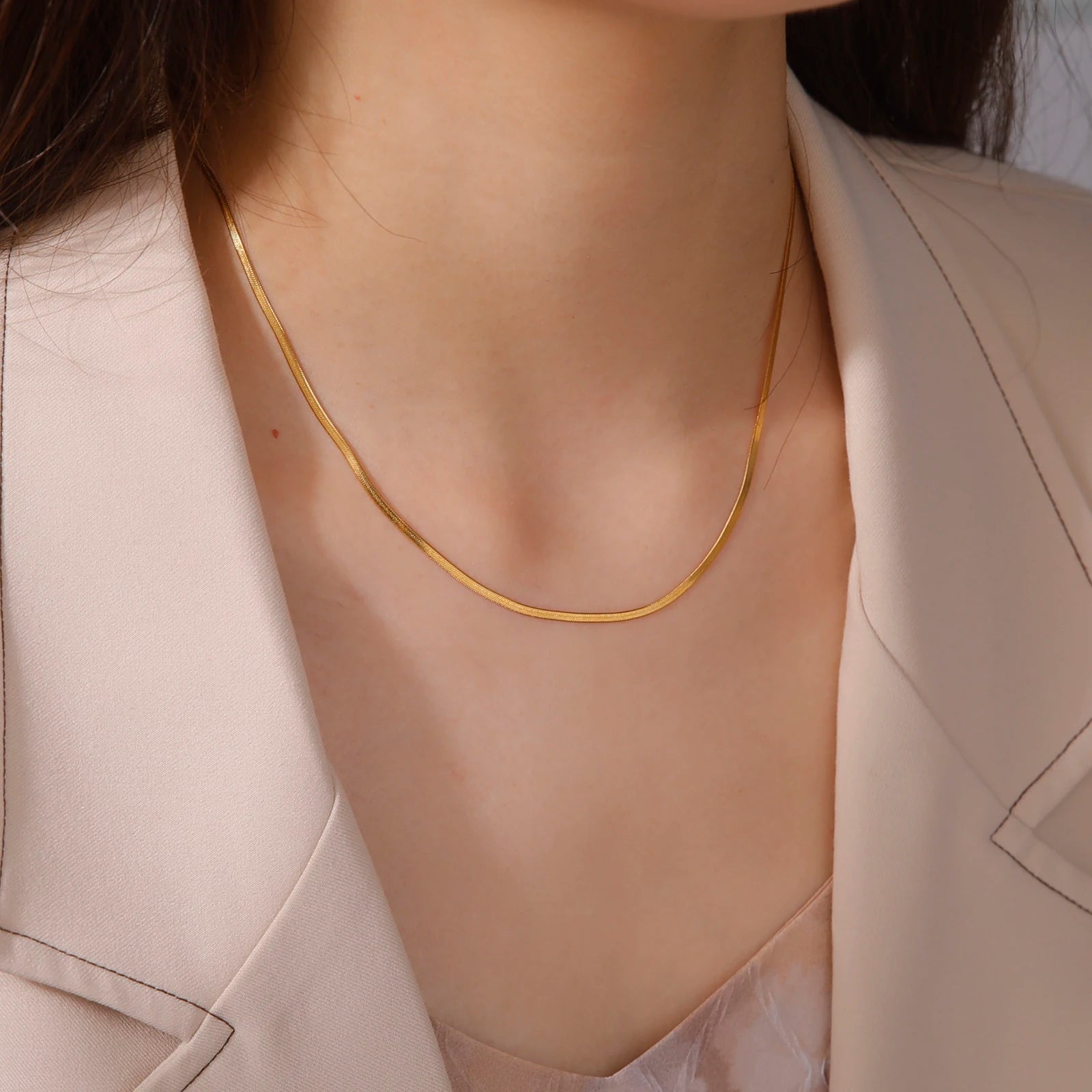 Golden Aura Chain Necklace