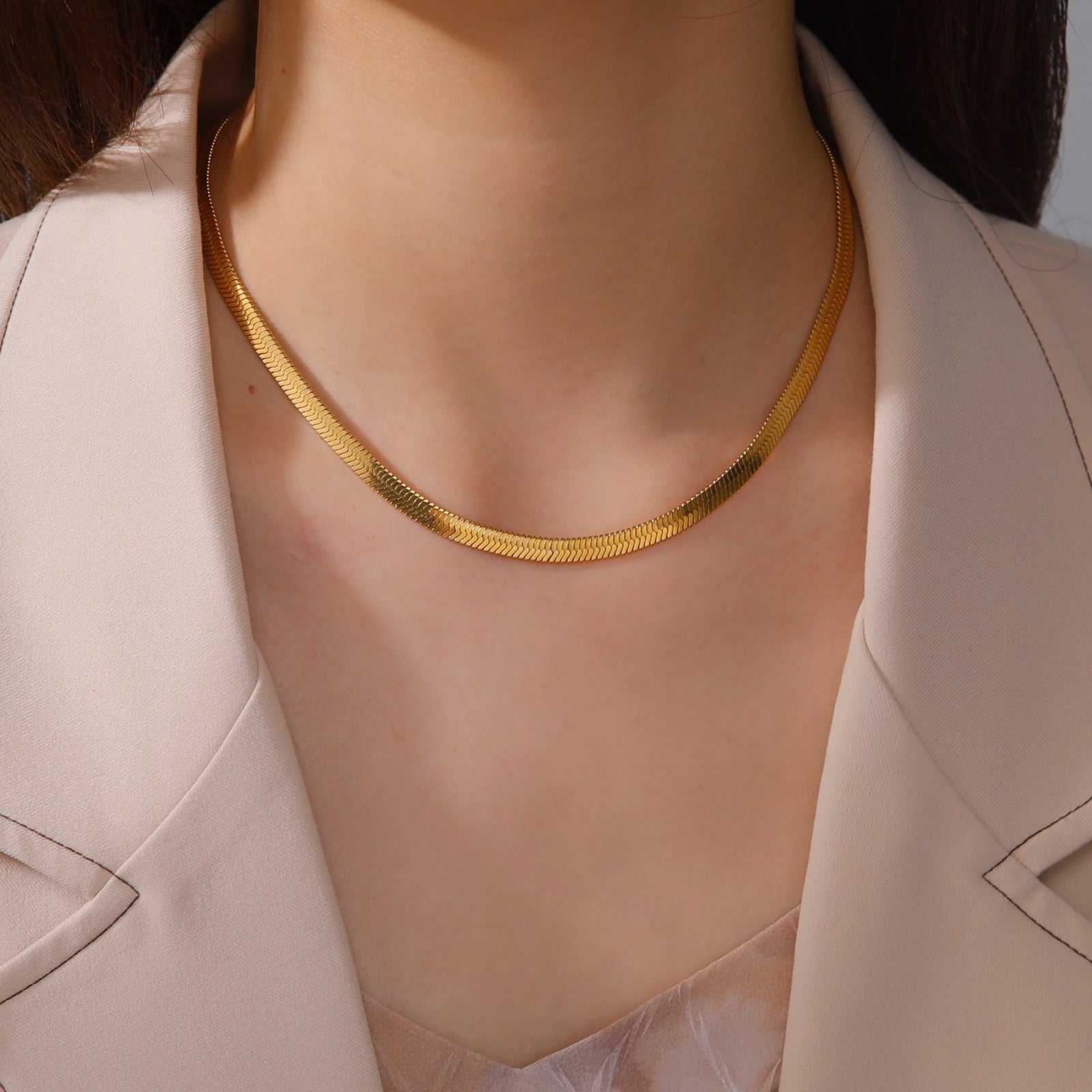 Golden Aura Chain Necklace